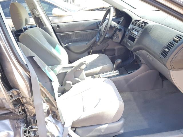 2HGES16365H624297 - 2005 HONDA CIVIC DX V GRAY photo 5