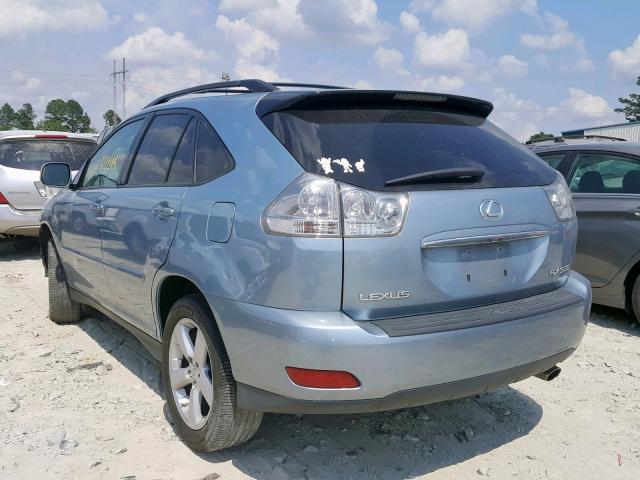 2T2GK31U57C005184 - 2007 LEXUS RX 350 BLUE photo 3