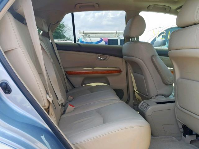 2T2GK31U57C005184 - 2007 LEXUS RX 350 BLUE photo 6