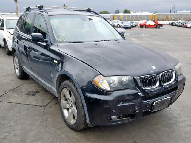 WBXPA93476WG77749 - 2006 BMW X3 3.0I BLACK photo 1