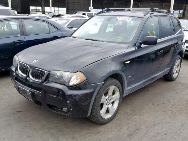 WBXPA93476WG77749 - 2006 BMW X3 3.0I BLACK photo 2