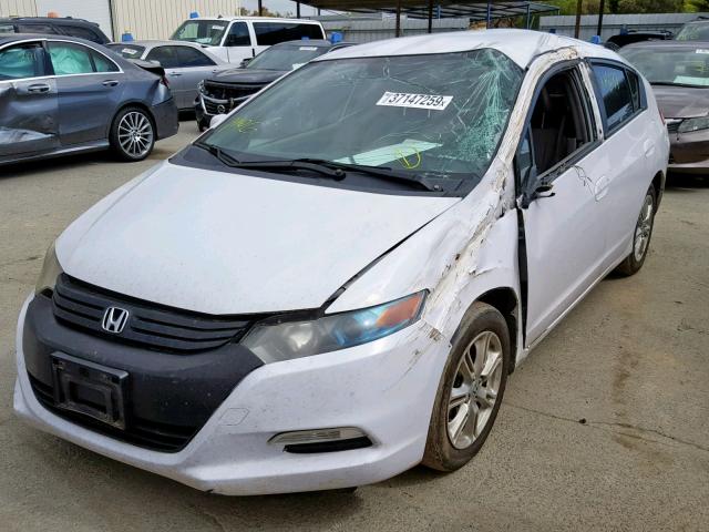 JHMZE2H75AS020609 - 2010 HONDA INSIGHT EX WHITE photo 2