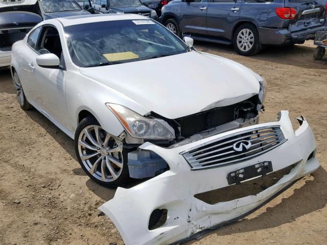 JNKCV64E58M110942 - 2008 INFINITI G37 BASE WHITE photo 1