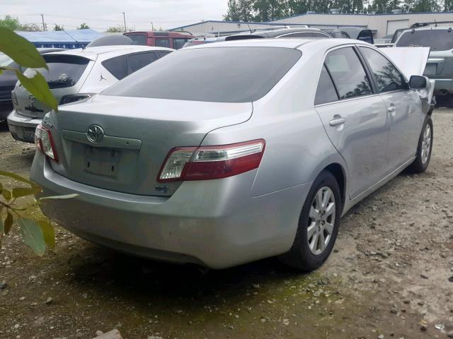 4T1BB46K67U016320 - 2007 TOYOTA CAMRY NEW SILVER photo 4