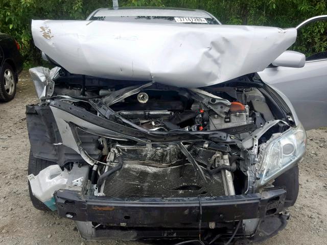 4T1BB46K67U016320 - 2007 TOYOTA CAMRY NEW SILVER photo 7