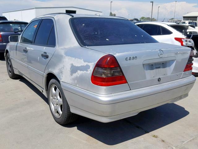 WDBHA24G1YA860996 - 2000 MERCEDES-BENZ C 230 SILVER photo 3