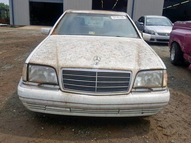 WDBGA33G3XA423857 - 1999 MERCEDES-BENZ S 320 WHITE photo 9