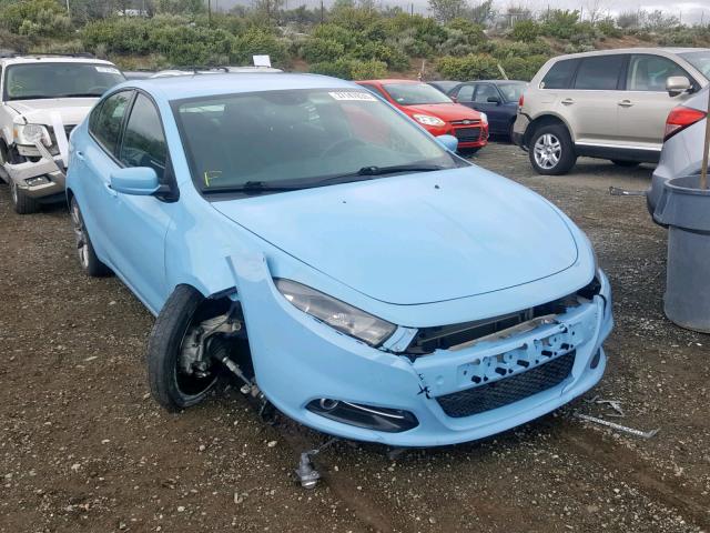 1C3CDFBA0DD300506 - 2013 DODGE DART SXT BLUE photo 1