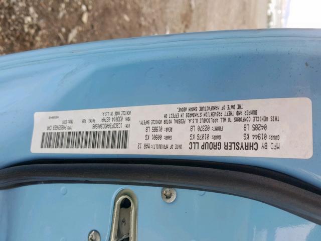 1C3CDFBA0DD300506 - 2013 DODGE DART SXT BLUE photo 10