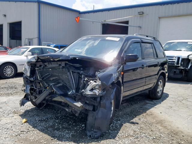 5FNYF18368B043132 - 2008 HONDA PILOT SE BLACK photo 2