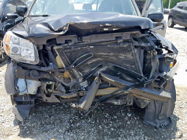 5FNYF18368B043132 - 2008 HONDA PILOT SE BLACK photo 7