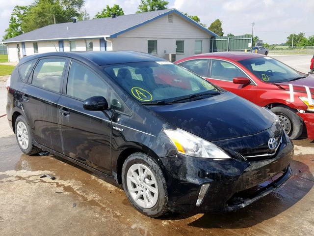 JTDZN3EUXC3025481 - 2012 TOYOTA PRIUS V BLACK photo 1