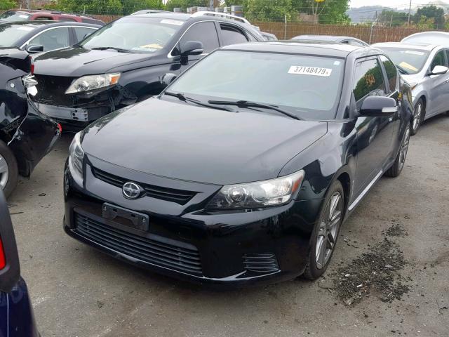 JTKJF5C78D3063370 - 2013 TOYOTA SCION TC BLACK photo 2
