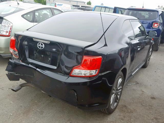 JTKJF5C78D3063370 - 2013 TOYOTA SCION TC BLACK photo 4