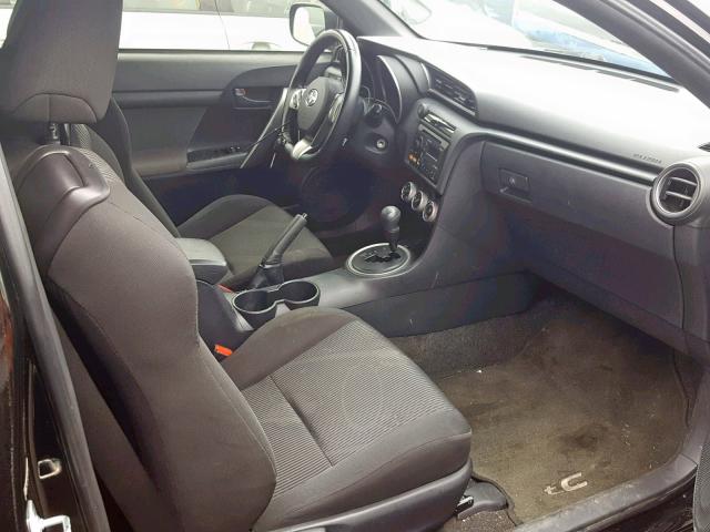 JTKJF5C78D3063370 - 2013 TOYOTA SCION TC BLACK photo 5