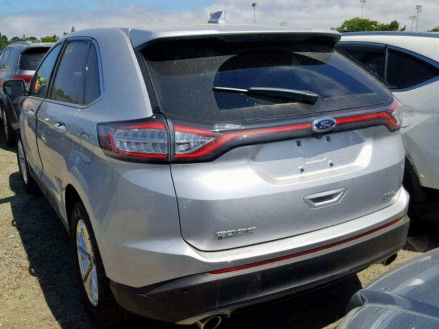 2FMPK3J9XJBC62319 - 2018 FORD EDGE SEL GRAY photo 3