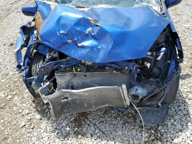 JHMGE8H32DC070700 - 2013 HONDA FIT BLUE photo 7