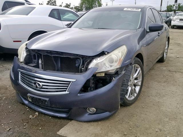 JN1CV6AP6BM503530 - 2011 INFINITI G37 BASE CHARCOAL photo 2