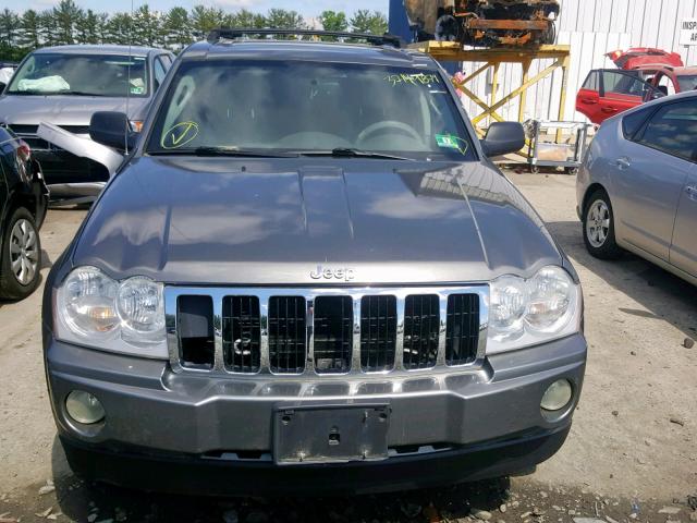 1J8GR48K47C608347 - 2007 JEEP GRAND CHER BLUE photo 9