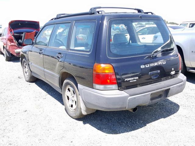 JF1SF6351XG704586 - 1999 SUBARU FORESTER L BLACK photo 3