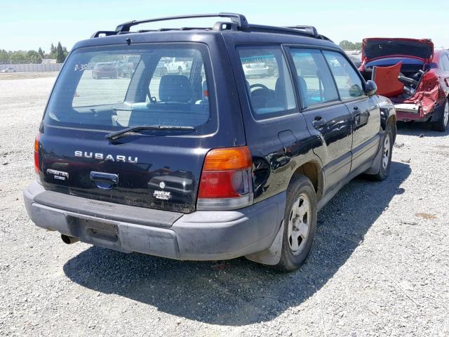 JF1SF6351XG704586 - 1999 SUBARU FORESTER L BLACK photo 4