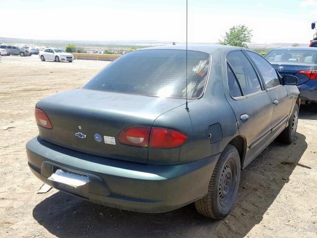 1G1JC524927145131 - 2002 CHEVROLET CAVALIER B GREEN photo 4