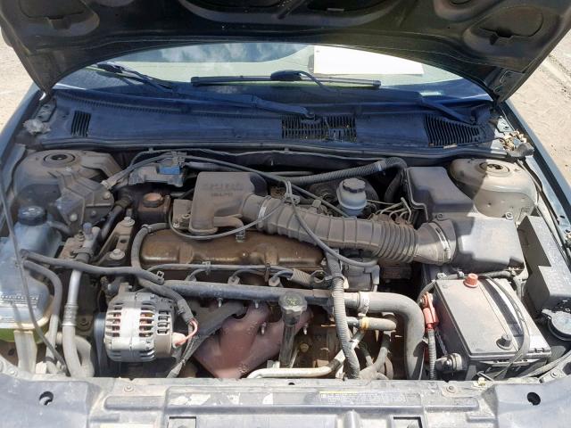 1G1JC524927145131 - 2002 CHEVROLET CAVALIER B GREEN photo 7