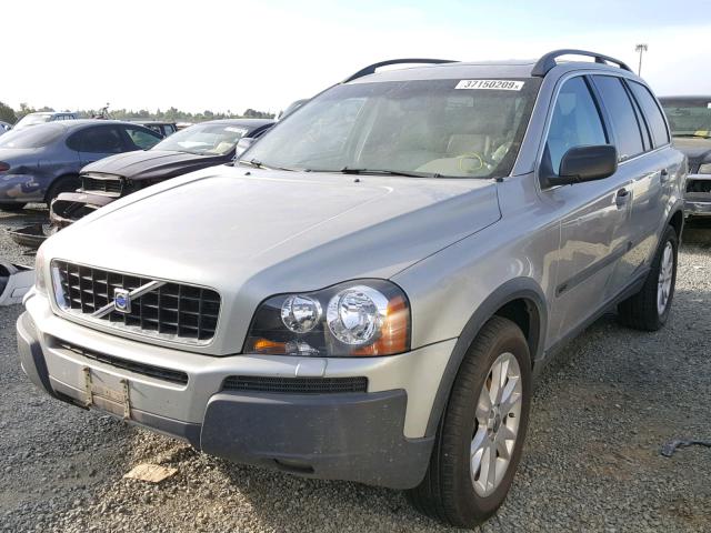 YV1CZ911751143070 - 2005 VOLVO XC90 T6 SILVER photo 2