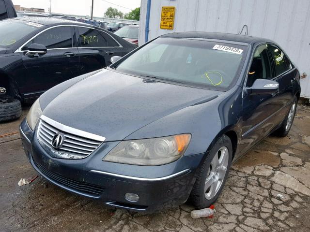 JH4KB16618C004202 - 2008 ACURA RL GRAY photo 2