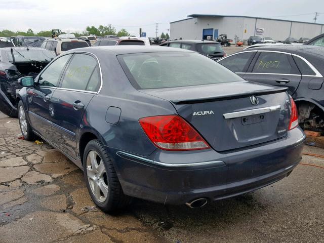 JH4KB16618C004202 - 2008 ACURA RL GRAY photo 3