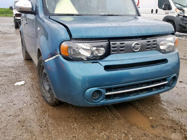 JN8AZ2KR2ET353402 - 2014 NISSAN CUBE S TEAL photo 9