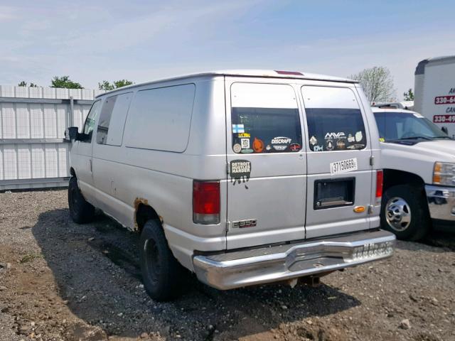 1FMNE31S92HB18881 - 2002 FORD ECONOLINE SILVER photo 3