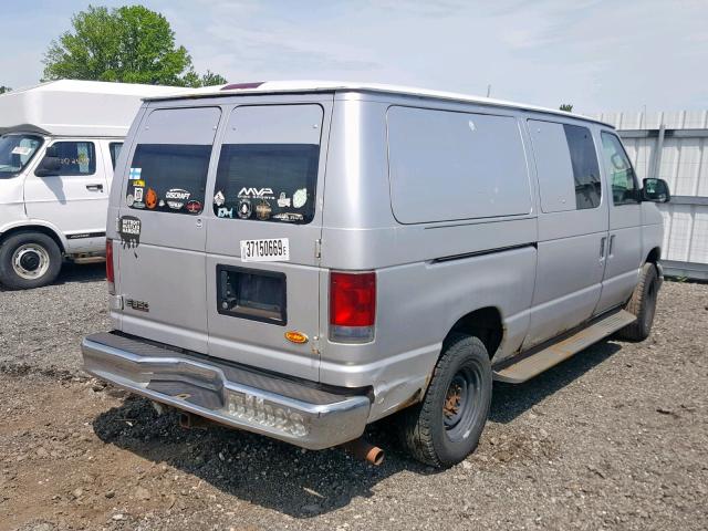 1FMNE31S92HB18881 - 2002 FORD ECONOLINE SILVER photo 4