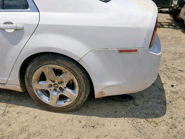 1G1ZC5EB8AF148541 - 2010 CHEVROLET MALIBU 1LT WHITE photo 10