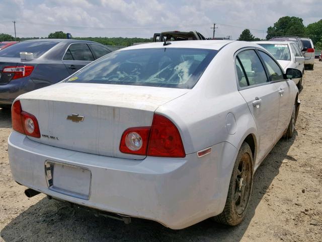 1G1ZC5EB8AF148541 - 2010 CHEVROLET MALIBU 1LT WHITE photo 4