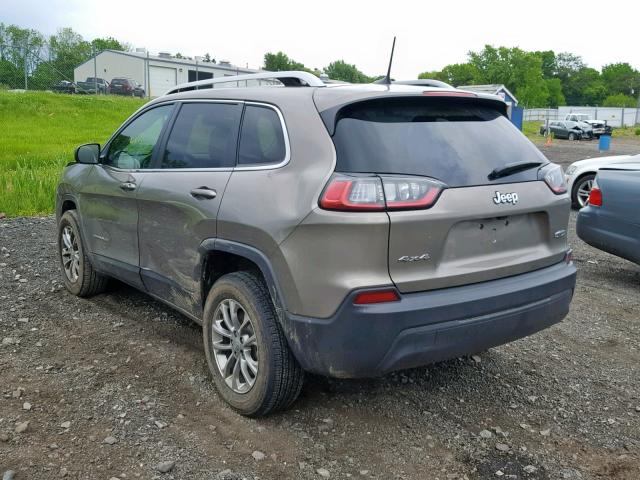 1C4PJMLB2KD139459 - 2019 JEEP CHEROKEE L BEIGE photo 3