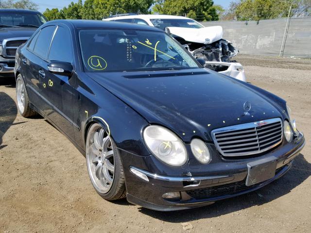 WDBUF56J96A948413 - 2006 MERCEDES-BENZ E 350 BLACK photo 1