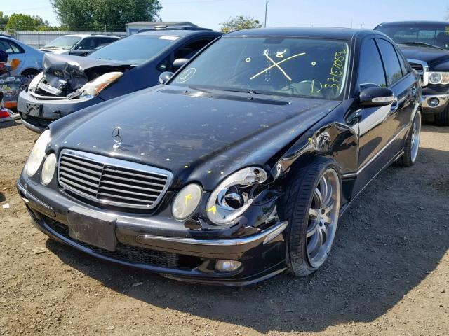 WDBUF56J96A948413 - 2006 MERCEDES-BENZ E 350 BLACK photo 2