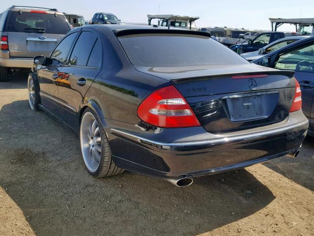 WDBUF56J96A948413 - 2006 MERCEDES-BENZ E 350 BLACK photo 3