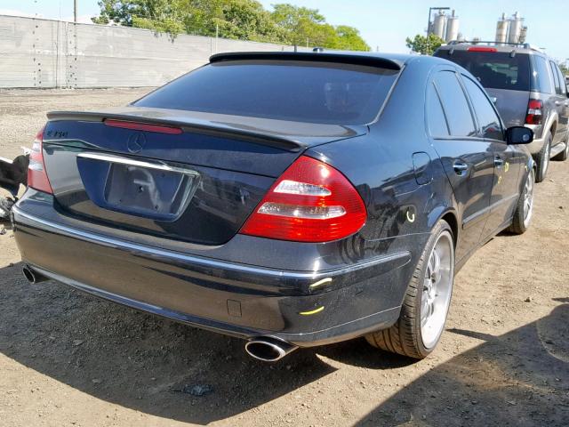 WDBUF56J96A948413 - 2006 MERCEDES-BENZ E 350 BLACK photo 4