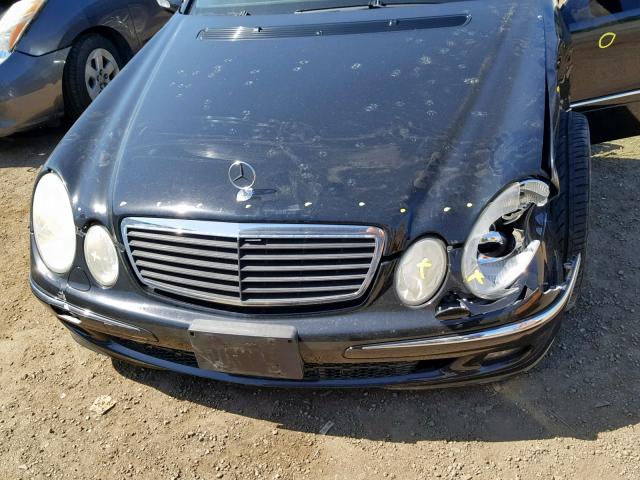 WDBUF56J96A948413 - 2006 MERCEDES-BENZ E 350 BLACK photo 7