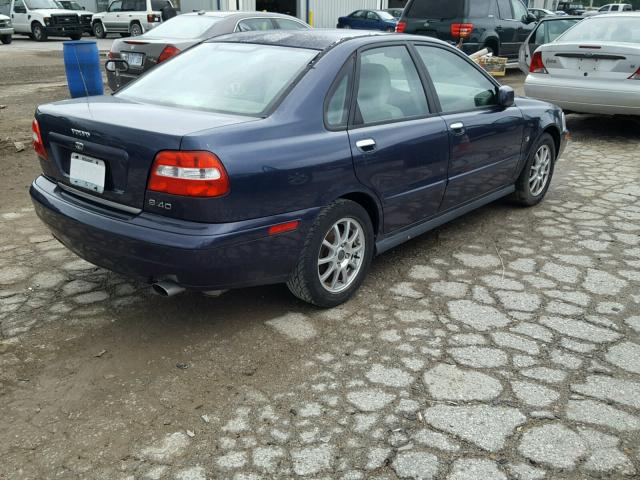 YV1VS27553F986652 - 2003 VOLVO S40 1.9T BLUE photo 4