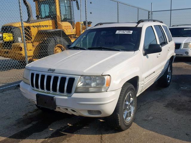 1J4GW58J03C570634 - 2003 JEEP GRAND CHER WHITE photo 2