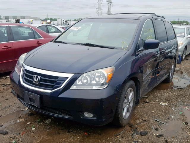 5FNRL38948B073257 - 2008 HONDA ODYSSEY TO BLUE photo 2