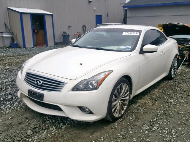 JN1CV6FE8DM770176 - 2013 INFINITI G37 SPORT WHITE photo 2