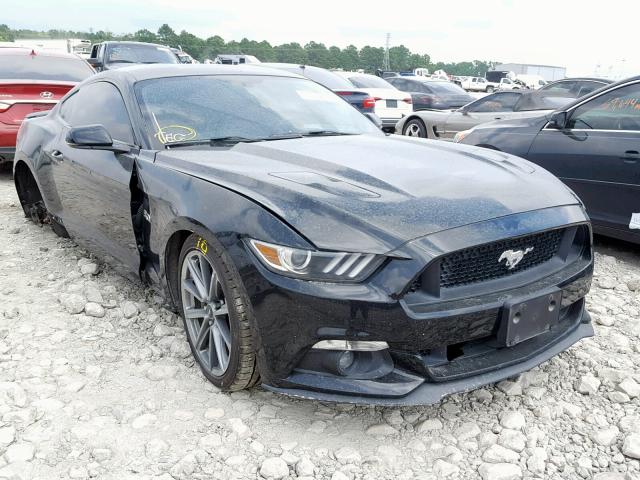 1FA6P8CFXF5355019 - 2015 FORD MUSTANG GT BLACK photo 1