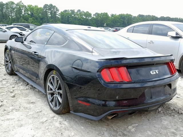 1FA6P8CFXF5355019 - 2015 FORD MUSTANG GT BLACK photo 3