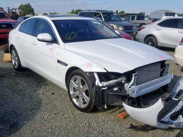 SAJAD4FX7JCP21499 - 2018 JAGUAR XE PREMIUM WHITE photo 1