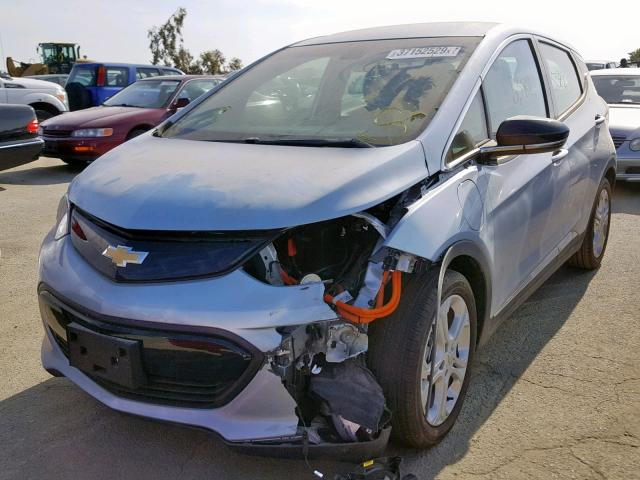 1G1FW6S04H4190486 - 2017 CHEVROLET BOLT EV LT SILVER photo 2