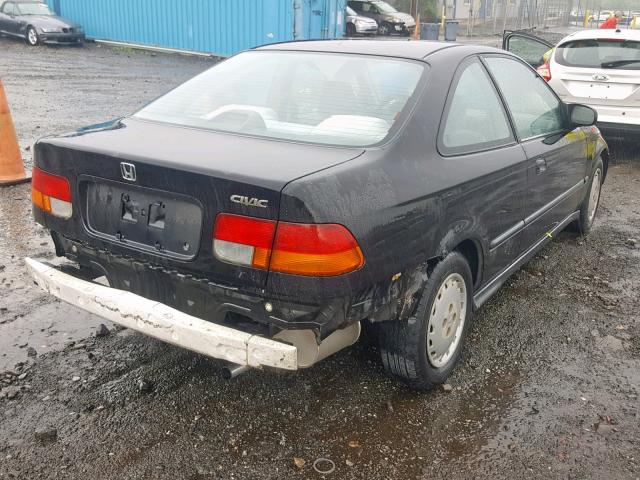 1HGEJ6226VL047190 - 1997 HONDA CIVIC DX BLACK photo 4